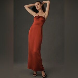 Reformation Frankie Silk Dress Size 4 NWT